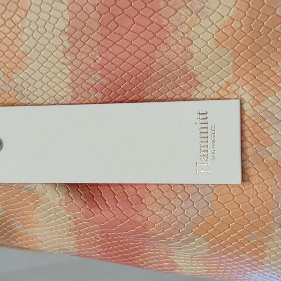 Hammitt Oliver Pink Gold Pumpkin Himalayan snake purse Shoulder FALL Handbag NEW - Picture 4 of 8